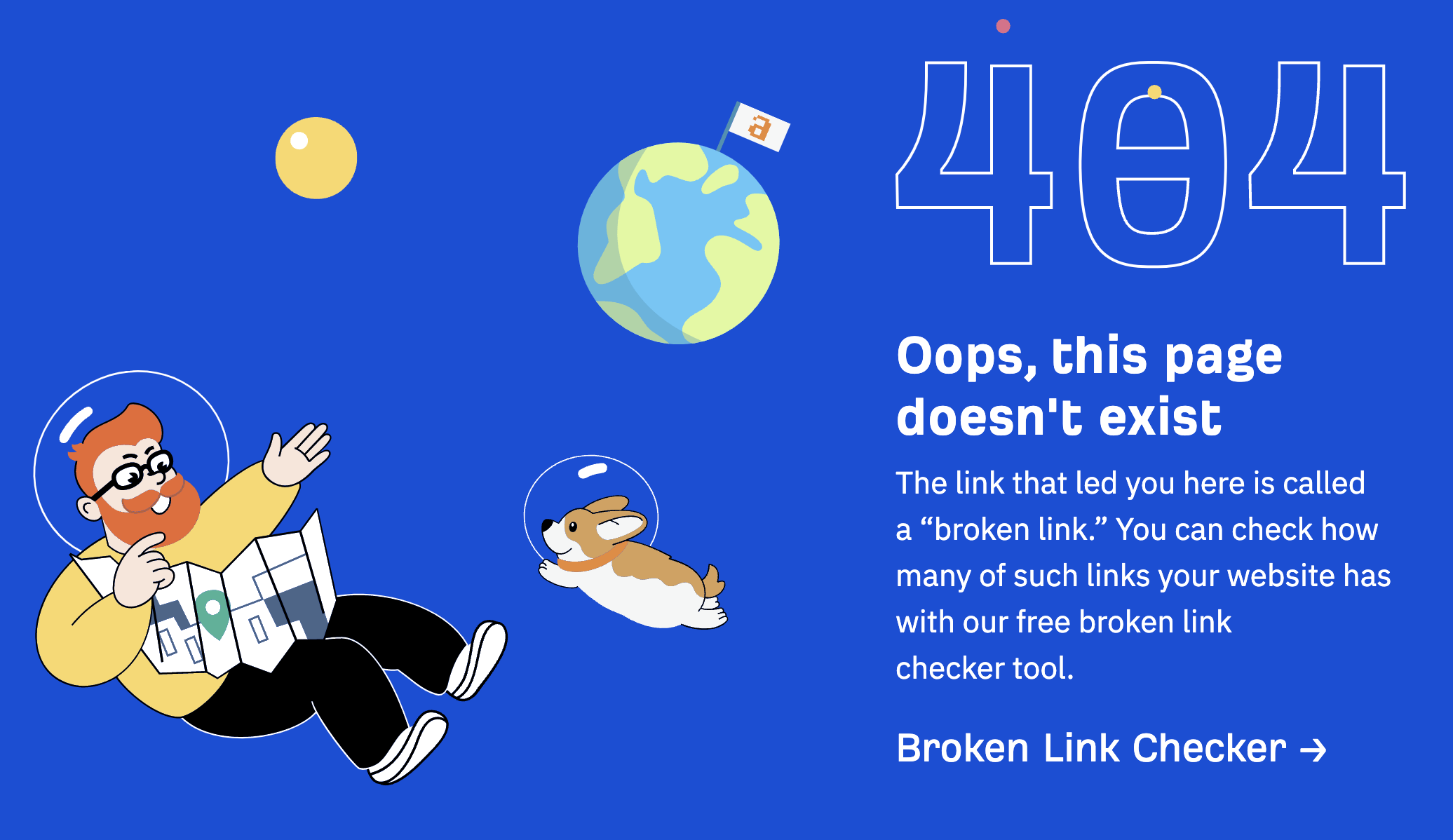 Ahrefs 404 page example