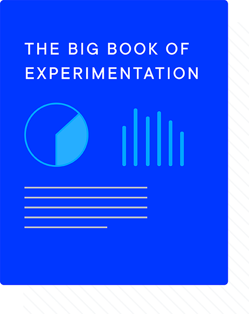 Abstract cover for the big book of experimentation