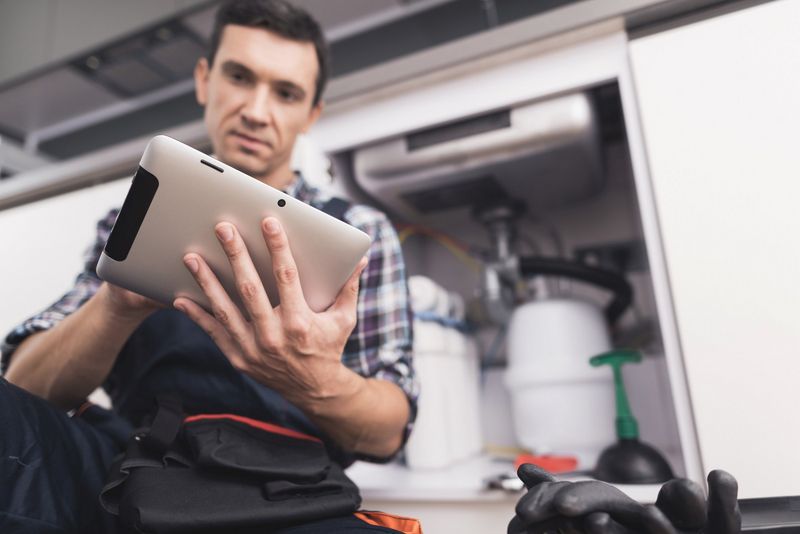 a person holding a tablet